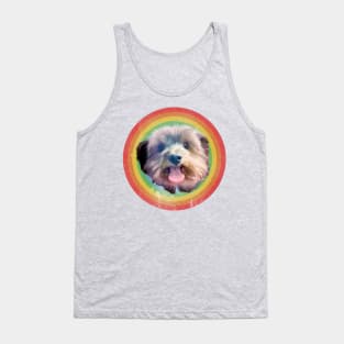 VINTAGE YORKIE RAINBOW Tank Top